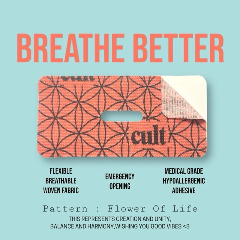 Beginner Breathebetter CULT Mouth Tape - 30 Tapes for Sleep, Meditation, Breathwork, Fitness, and Focus